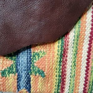 Multicolor Striped Women's Bag